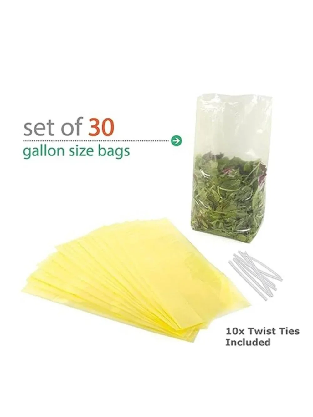 Keep it Fresh Produce Bags 30 Reusable BPA Free Freshness Produce Bags